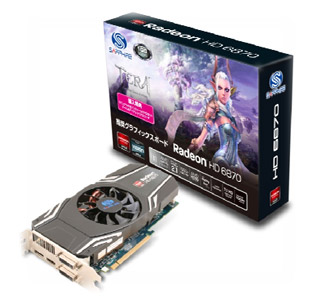 SAPPHIRE TERA HD6870 1G GDDR5 PCI-E DVI2/HDMI/DP