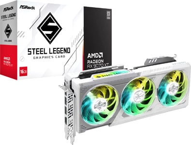 ASRock Radeon RX 9070XT Steel Legend 16G