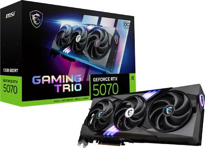 MSI GeForce RTX 5070 12G GAMING TRIO OC