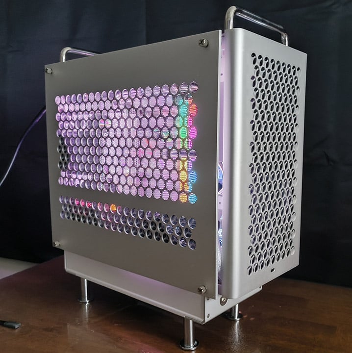 【白銀の箱庭】真鍮本格水冷MODPC