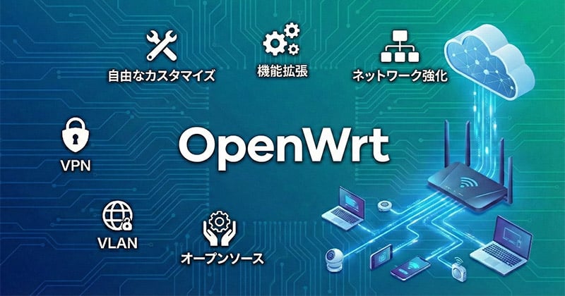 OpenWrtルーターとは?特徴・使い方・導入前の注意点をまとめて解説