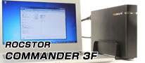 USB 3.0/FireWire 800装備、認証式のセキュリティHDD「Rocstor COMMANDER 3F」シリーズ