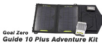 エコ発電に最適！ 太陽光を活用した「Guide 10 Plus Adventure Kit」