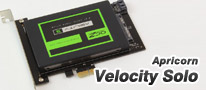 拡張スロットにSSDを増設できる「Velocity Solo」