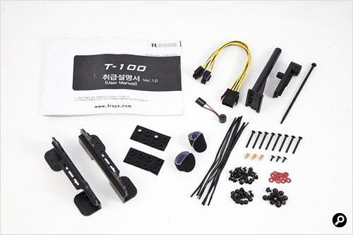 3R SYSTEM T100-BK 付属品