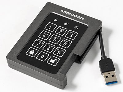 Aegis Padlock SSD 120GTB（ASSD-3PL256-120F）