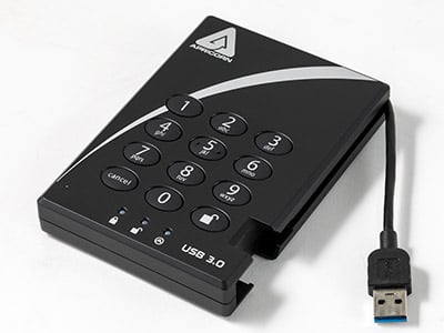 Aegis Padlock USB 3.0 2TB（A25-3PL256-2000）