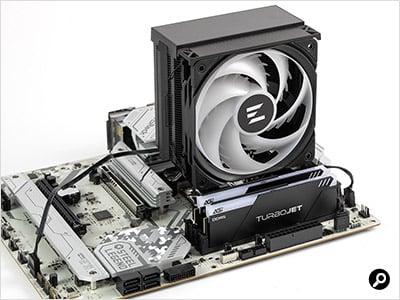 マザーボードに取り付けたイメージ
