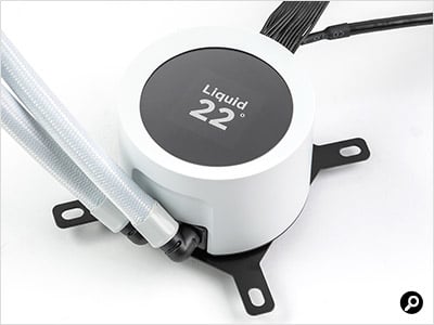 ポンプヘッドの液晶ディスプレイ