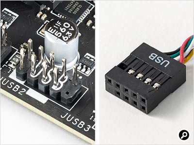 USB 2.0用の内部端子