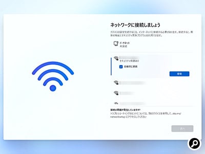 ネットワークの設定