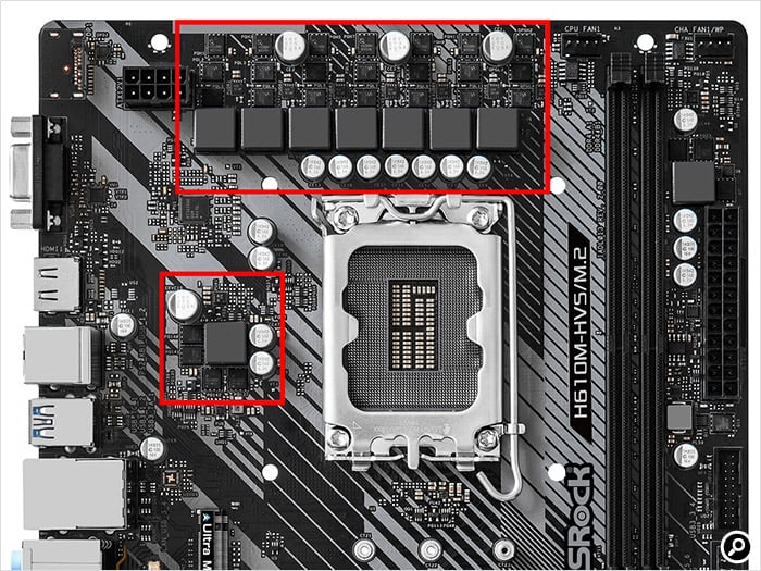 電源回路はVRMとも呼ばれます