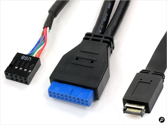 USB 2.0用、USB 3.0用、Type-C用の端子