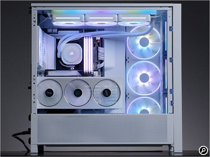 グラフィックボード縦置きの例