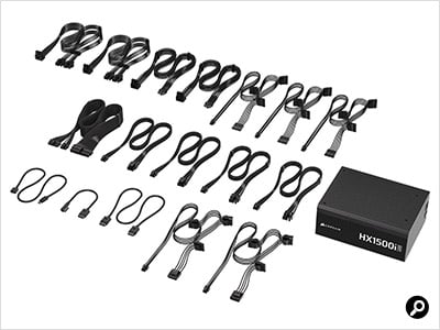 CORSAIR「iCUE LINK HX1500i shift 2025」の付属ケーブル