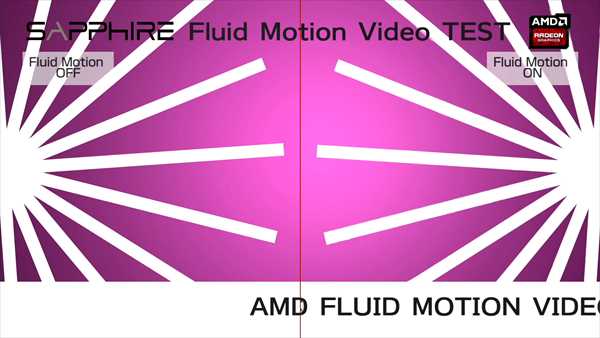 SAPPHIRE Fluid Motion Video TESTムービー