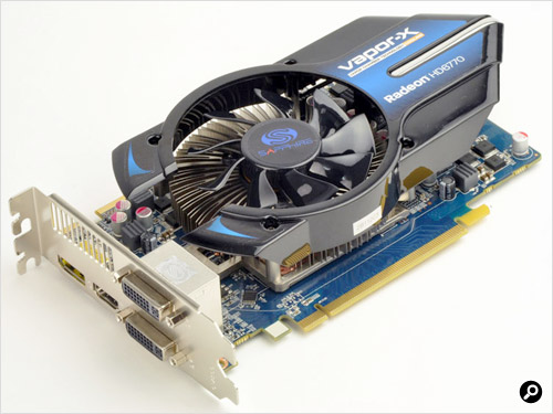 SAPPHIRE VAPOR-X HD6770 1G GDDR5 PCI-E DUAL DVI-I/HDMI/DP OC VERSION製品写真