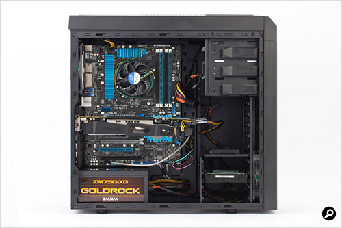 Zalman Z5 パーツ取り付け後