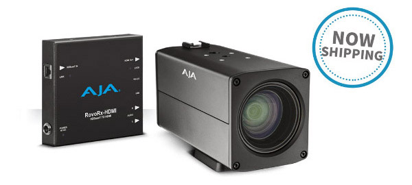 AJA Video Systems社、RovoCam、RovoRX-HDMI、PAK-ADAPT-eSATAの日本国内出荷を開始