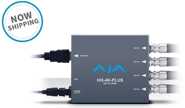 AJA Video Systems社、Hi5-4K-Plusの日本国内出荷を開始