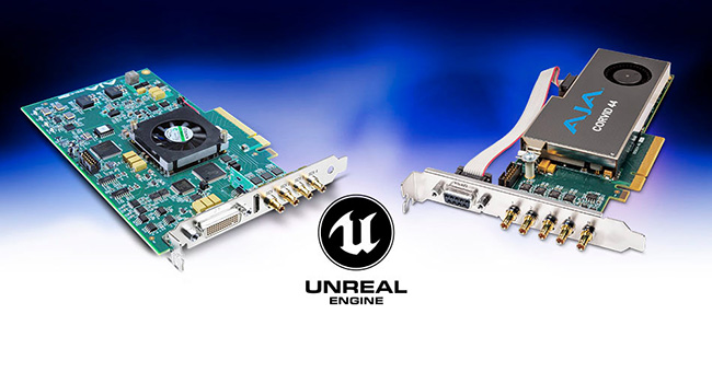 AJA Video Systems社ビデオI/O製品、Unreal Engine 4.20の組み込みに対応