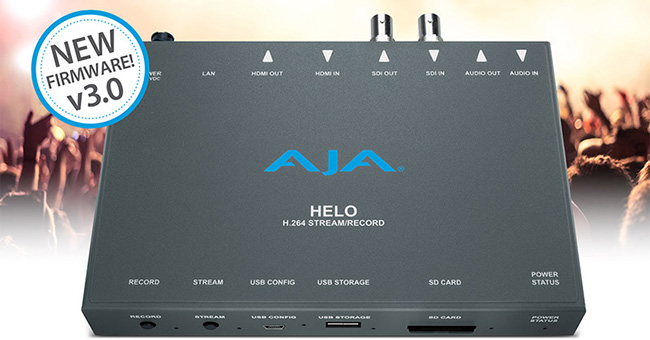 AJA Video Systems社、HELO v3.0ファームウェアをIBC 2018で発表