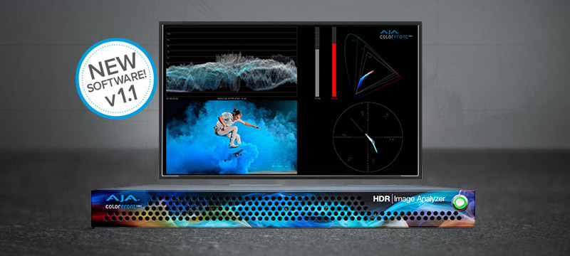 AJA Video Systems社、HDR Image Analyzer v1.1を発表
