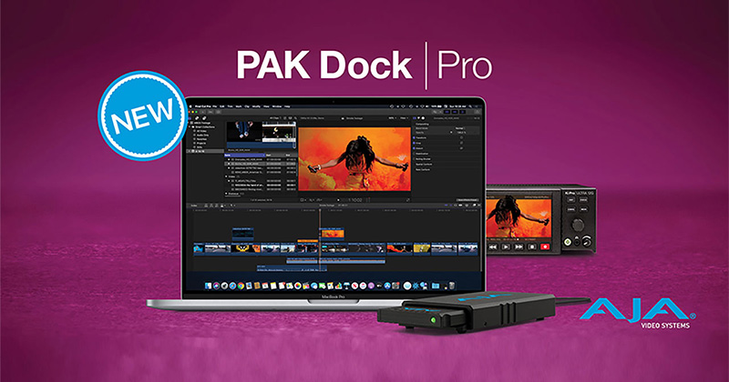 AJA Video Systems社、「PAK Dock Pro」を発表
