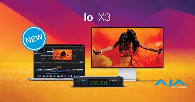 AJA Video Systems社、Thunderbolt 3ビデオI/Oデバイス新製品「Io X3」を発表