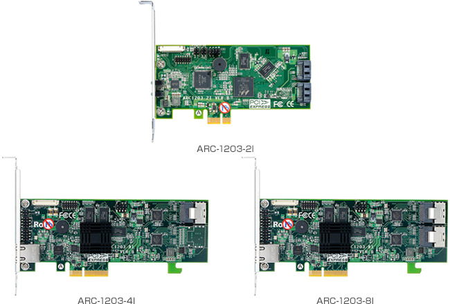 Areca ARC-1203シリーズ 製品画像