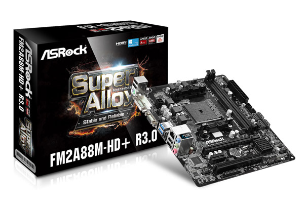 ASRock FM2A88M-HD+ R3.0 製品画像