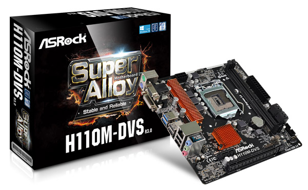 ASRock H110M-DVS R3.0 製品画像