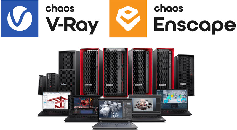 Chaos V-Ray・Enscapeライセンス購入者様限定、Lenovo高性能ワークステーション購入優待キャンペーンのお知らせ