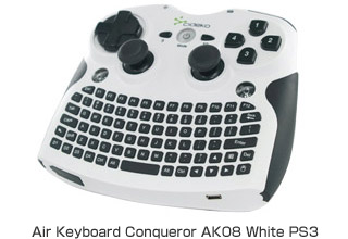 Air Keyboard Conqueror AK08 White PS3 製品画像