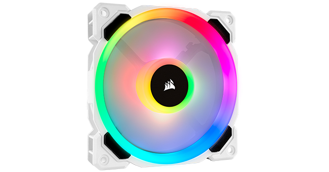 CORSAIR LL120 RGB Whiteシリーズ 製品画像