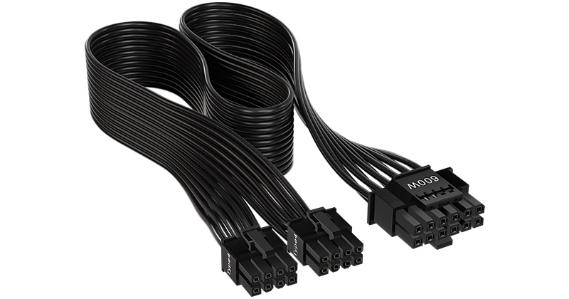 CORSAIR PCIe Gen5 12VHPWR cable 製品画像