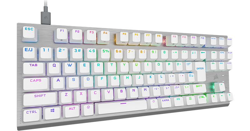 CORSAIR K60 PRO TKL WHT 製品画像