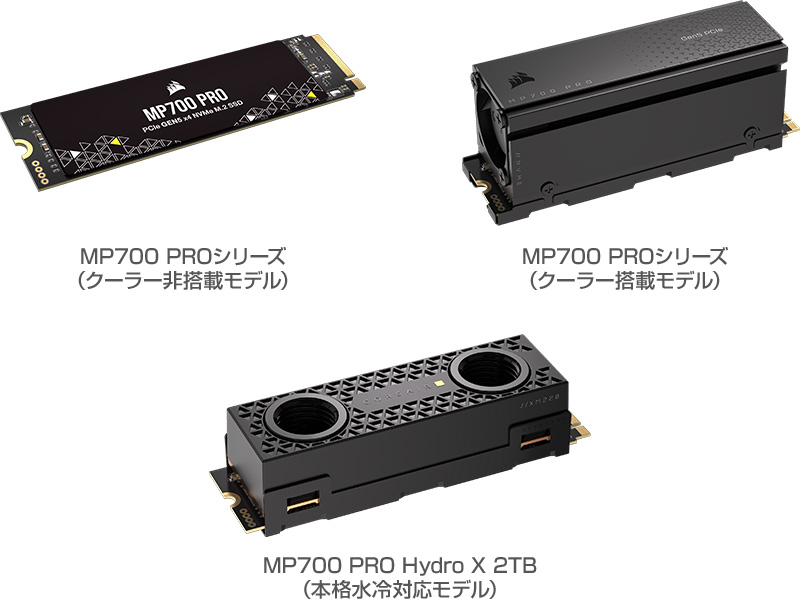 CORSAIR MP700 PROシリーズ 製品画像