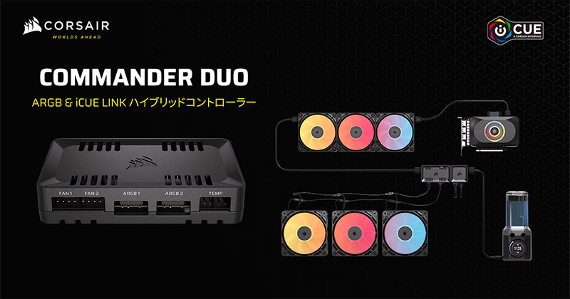 CORSAIR COMMANDER DUO 製品画像