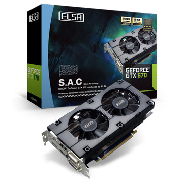 ELSA GEFORCE GTX 670 2GB S.A.C 製品画像