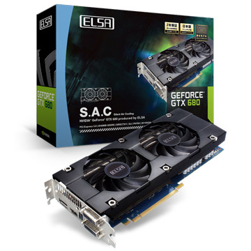 ELSA GEFORCE GTX 680 2GB S.A.C 製品画像