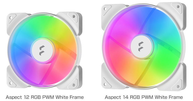 Fractal Design Aspect RGB PWM White Frame 製品画像