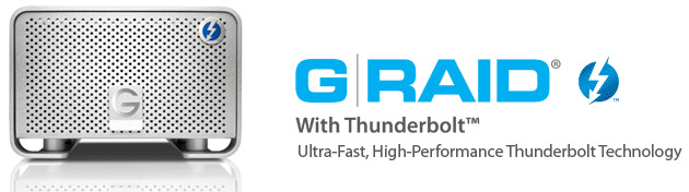 G-Technology、業界最大容量の2ドライブ、RAID 0のThunderbolt™ ストレージソリューションの出荷開始