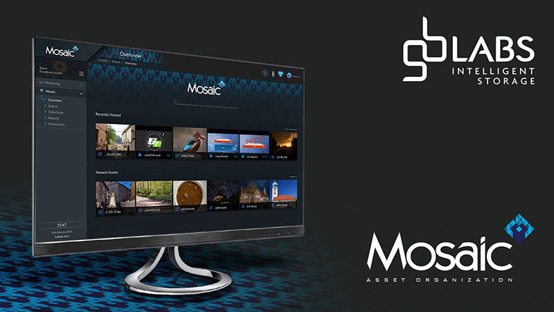 GB Labs社、アセット組織化ソフトウェア「Mosaic」をNAB Show 2019で公開