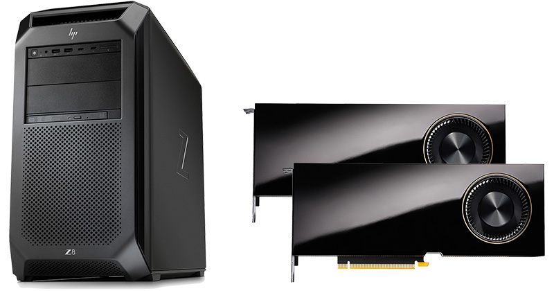 NVIDIA RTX A6000を2基搭載する、HP社製ワークステーション「Z8 G4」の教育機関向けアカデミックモデルを発売