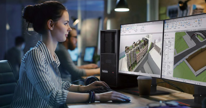 Lenovo ThinkStation P3 Tower Gen 2 製品画像
