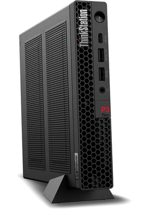 極小サイズのデスクトップワークステーション「ThinkStation P3 Tiny Gen 2」