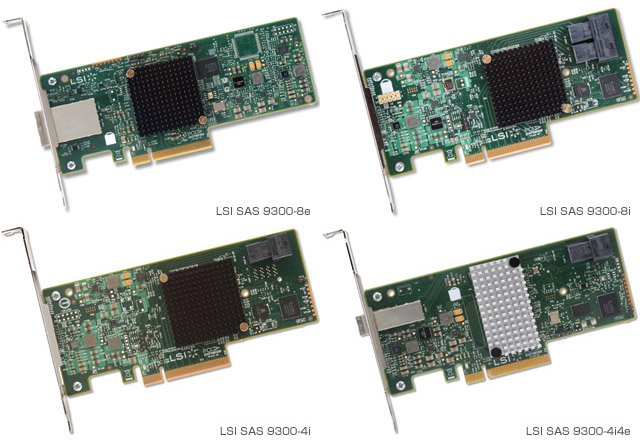 LSI SAS 9300シリーズ 製品画像