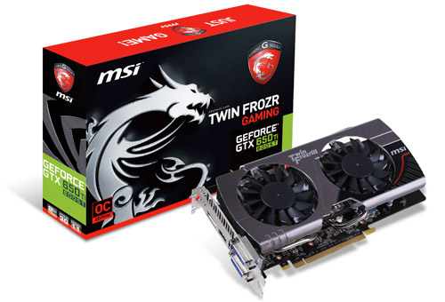 【動作確認済】グラボ msi NVIDIA GeForce GTX650