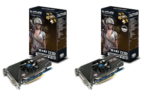 SAPPHIRE HD7770 GHZ EDITION 2個セット